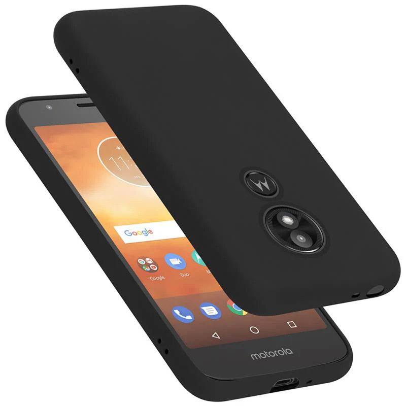 Cadorabo Hülle kompatibel mit Motorola MOTO E5 PLAY GO Schutzhülle aus flexiblem TPU Silikon
