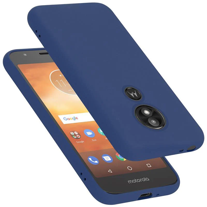 Cadorabo Hülle kompatibel mit Motorola MOTO E5 PLAY GO Schutzhülle aus flexiblem TPU Silikon