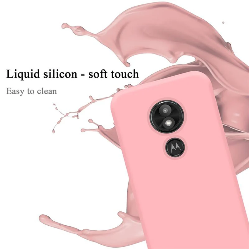 Cadorabo Hülle kompatibel mit Motorola MOTO E5 PLAY GO Schutzhülle aus flexiblem TPU Silikon