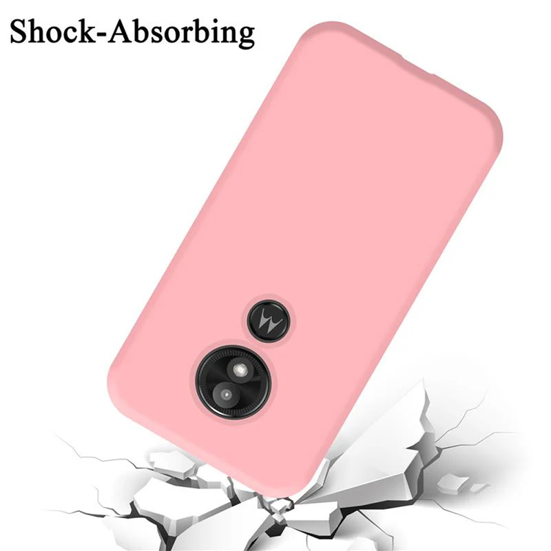 Cadorabo Hülle kompatibel mit Motorola MOTO E5 PLAY GO Schutzhülle aus flexiblem TPU Silikon