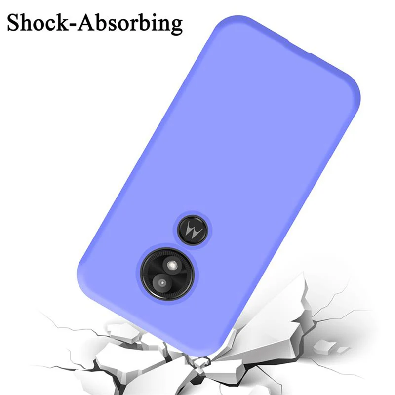 Cadorabo Hülle kompatibel mit Motorola MOTO E5 PLAY GO Schutzhülle aus flexiblem TPU Silikon