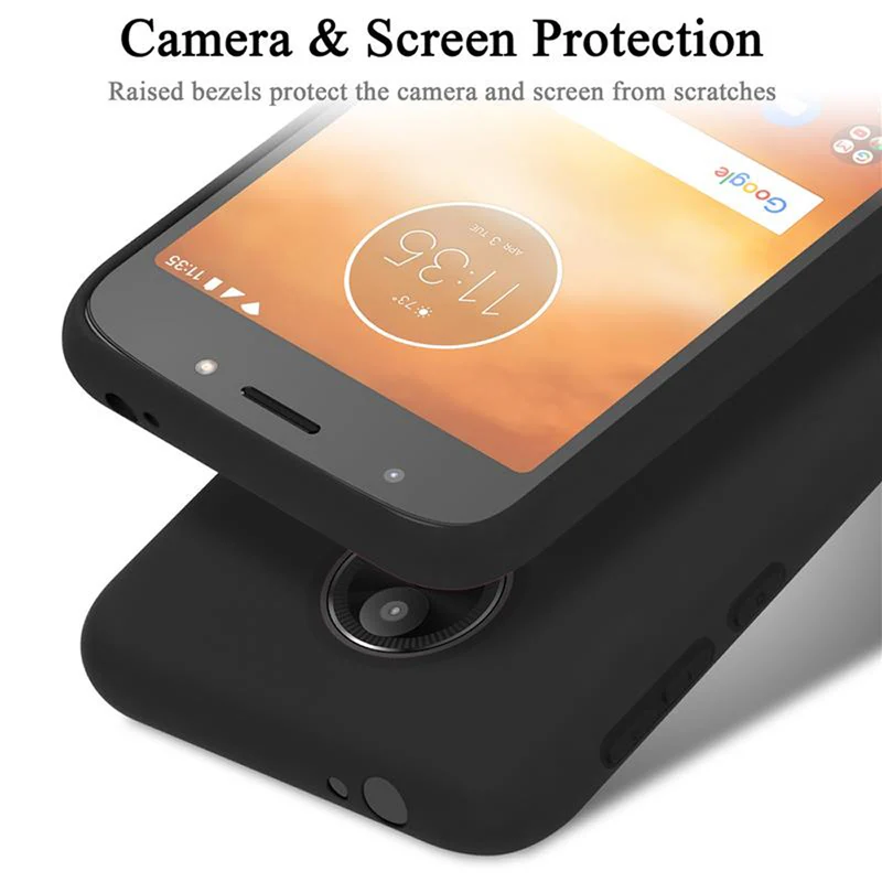 Cadorabo Hülle kompatibel mit Motorola MOTO E5 PLAY GO Schutzhülle aus flexiblem TPU Silikon