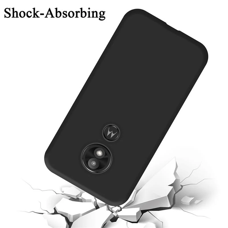 Cadorabo Hülle kompatibel mit Motorola MOTO E5 PLAY GO Schutzhülle aus flexiblem TPU Silikon