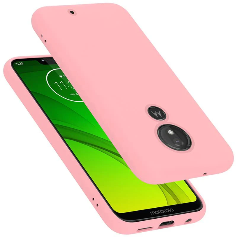 Cadorabo Hülle kompatibel mit Motorola MOTO G7 / G7 PLUS Schutzhülle aus flexiblem TPU Silikon