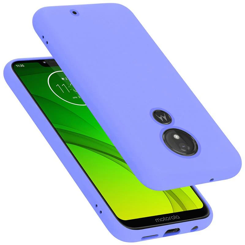 Cadorabo Hülle kompatibel mit Motorola MOTO G7 / G7 PLUS Schutzhülle aus flexiblem TPU Silikon