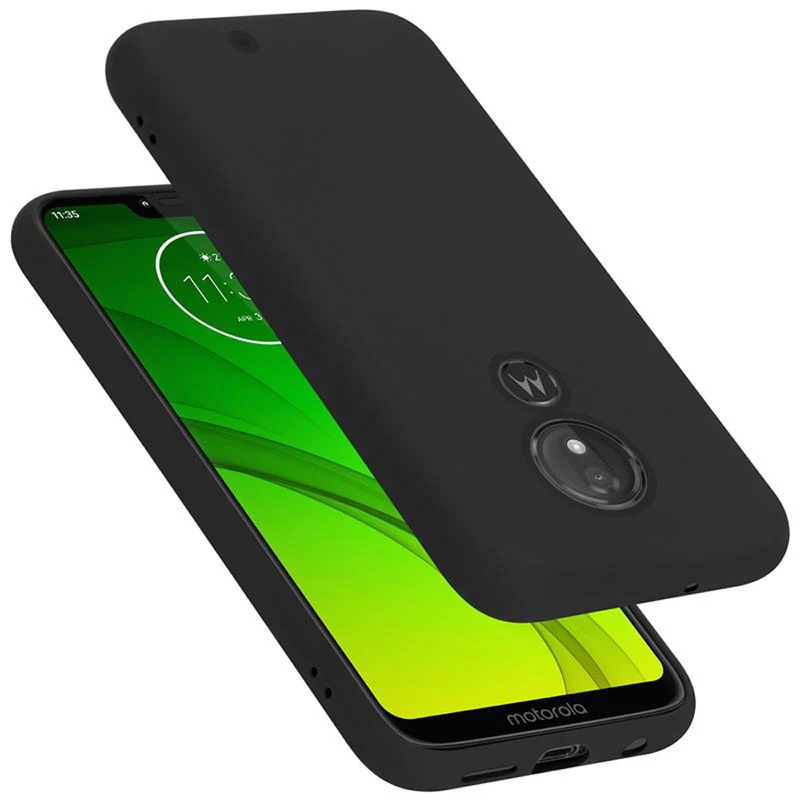 Cadorabo Hülle kompatibel mit Motorola MOTO G7 / G7 PLUS Schutzhülle aus flexiblem TPU Silikon