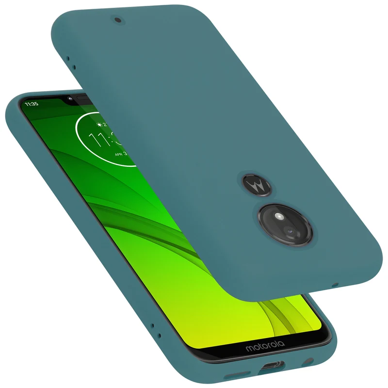 Cadorabo Hülle kompatibel mit Motorola MOTO G7 / G7 PLUS Schutzhülle aus flexiblem TPU Silikon