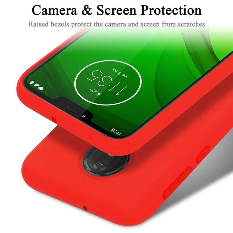 Cadorabo Hülle kompatibel mit Motorola MOTO G7 / G7 PLUS Schutzhülle aus flexiblem TPU Silikon