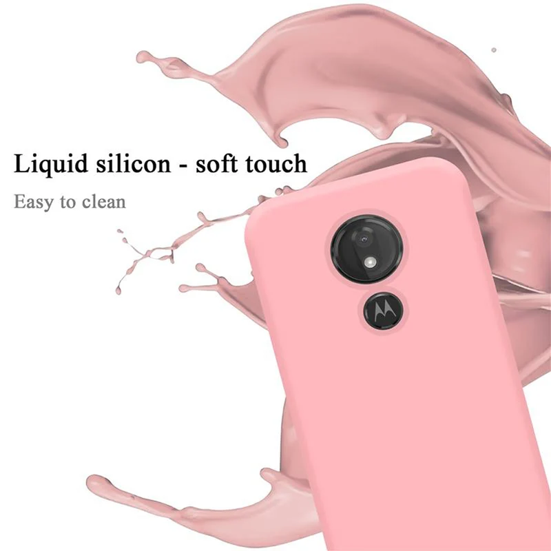 Cadorabo Hülle kompatibel mit Motorola MOTO G7 / G7 PLUS Schutzhülle aus flexiblem TPU Silikon