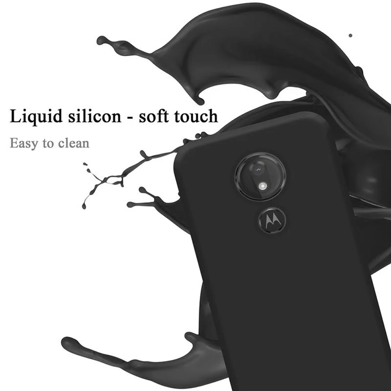 Cadorabo Hülle kompatibel mit Motorola MOTO G7 / G7 PLUS Schutzhülle aus flexiblem TPU Silikon