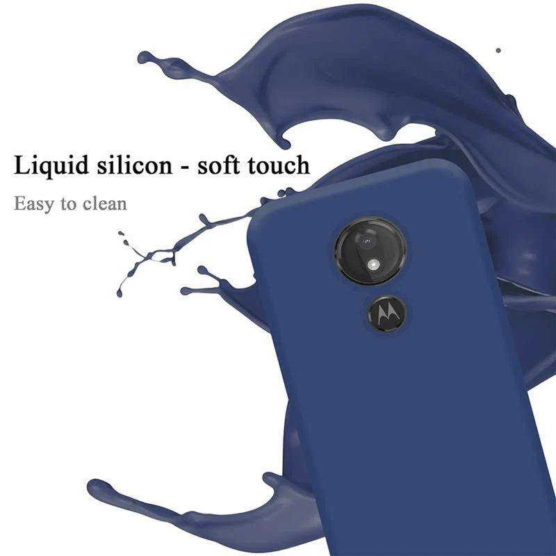 Cadorabo Hülle kompatibel mit Motorola MOTO G7 / G7 PLUS Schutzhülle aus flexiblem TPU Silikon
