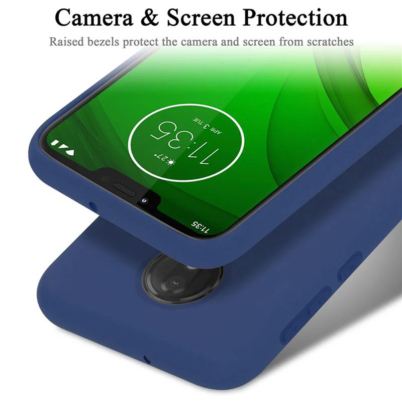 Cadorabo Hülle kompatibel mit Motorola MOTO G7 / G7 PLUS Schutzhülle aus flexiblem TPU Silikon