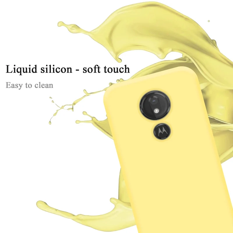 Cadorabo Hülle kompatibel mit Motorola MOTO G7 / G7 PLUS Schutzhülle aus flexiblem TPU Silikon