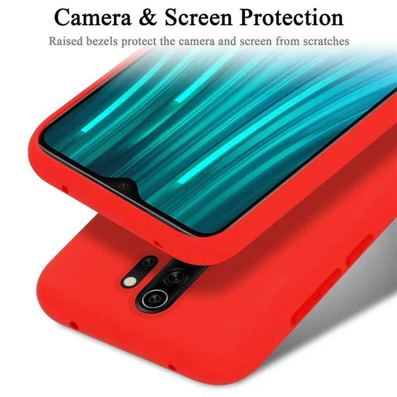 Cadorabo Hülle kompatibel mit Xiaomi RedMi NOTE 8 PRO Schutzhülle aus flexiblem TPU Silikon