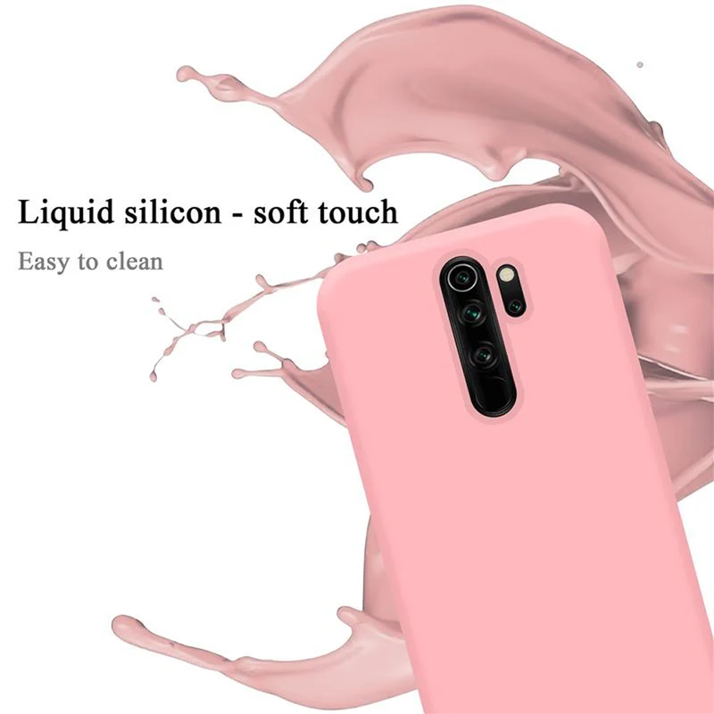 Cadorabo Hülle kompatibel mit Xiaomi RedMi NOTE 8 PRO Schutzhülle aus flexiblem TPU Silikon