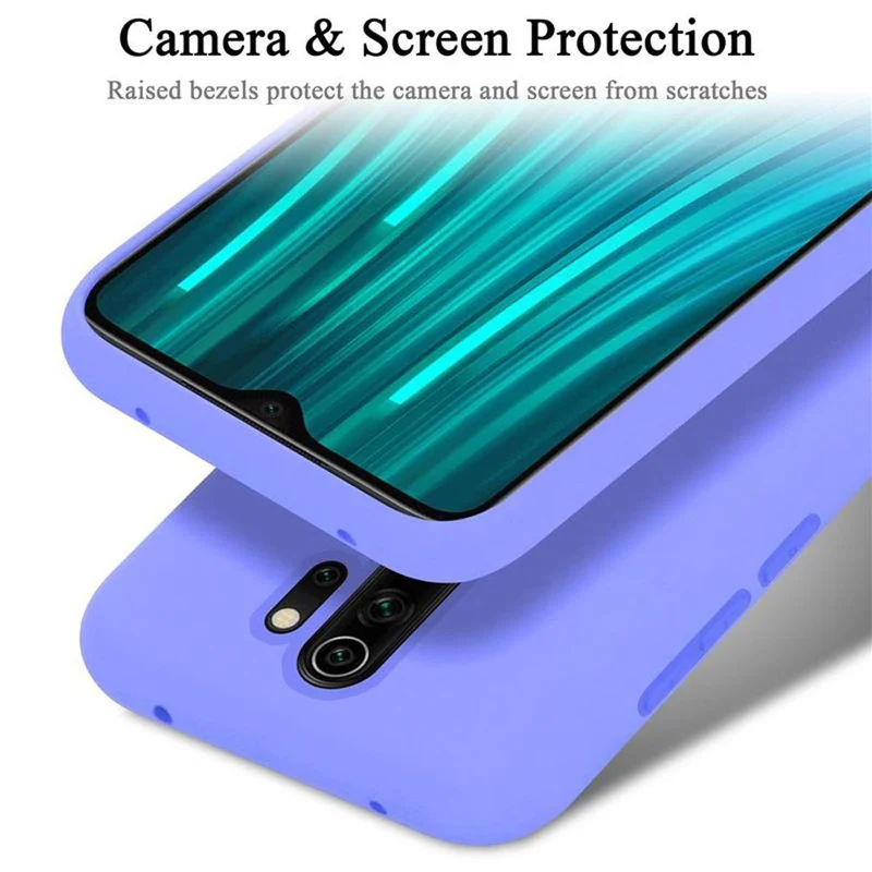 Cadorabo Hülle kompatibel mit Xiaomi RedMi NOTE 8 PRO Schutzhülle aus flexiblem TPU Silikon