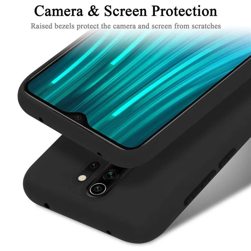 Cadorabo Hülle kompatibel mit Xiaomi RedMi NOTE 8 PRO Schutzhülle aus flexiblem TPU Silikon