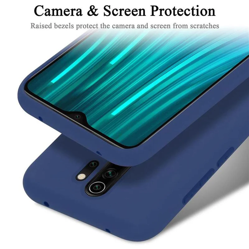 Cadorabo Hülle kompatibel mit Xiaomi RedMi NOTE 8 PRO Schutzhülle aus flexiblem TPU Silikon