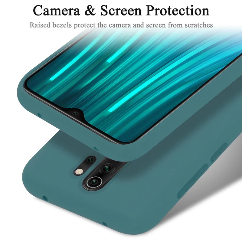 Cadorabo Hülle kompatibel mit Xiaomi RedMi NOTE 8 PRO Schutzhülle aus flexiblem TPU Silikon