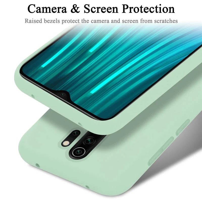 Cadorabo Hülle kompatibel mit Xiaomi RedMi NOTE 8 PRO Schutzhülle aus flexiblem TPU Silikon