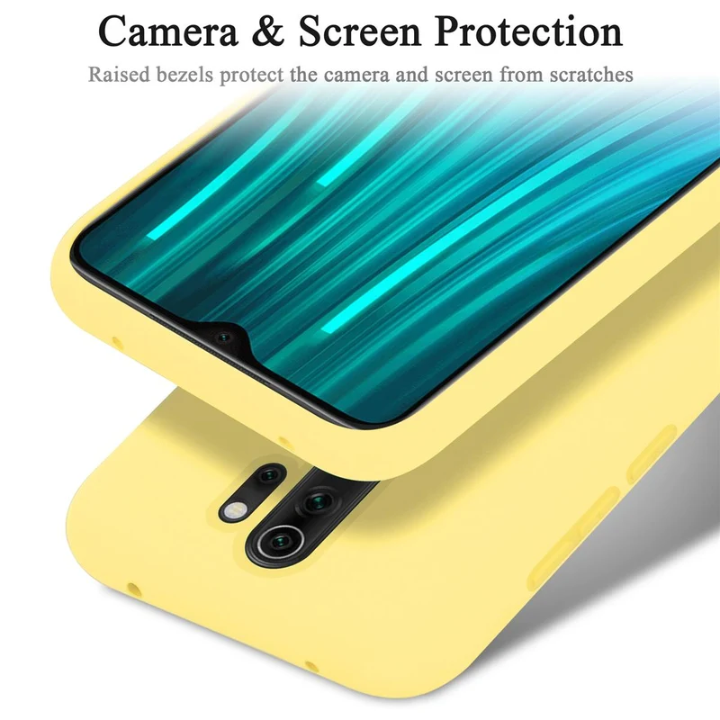 Cadorabo Hülle kompatibel mit Xiaomi RedMi NOTE 8 PRO Schutzhülle aus flexiblem TPU Silikon