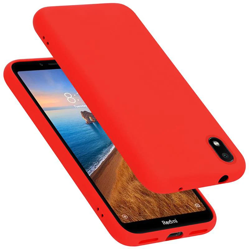 Cadorabo Hülle kompatibel mit Xiaomi RedMi 7A Schutzhülle aus flexiblem TPU Silikon