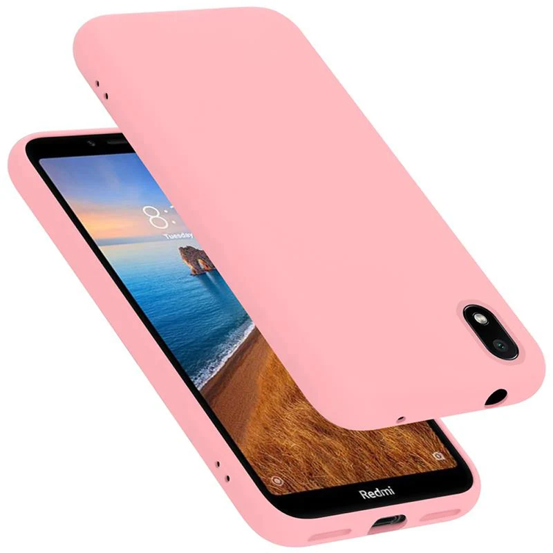 Cadorabo Hülle kompatibel mit Xiaomi RedMi 7A Schutzhülle aus flexiblem TPU Silikon