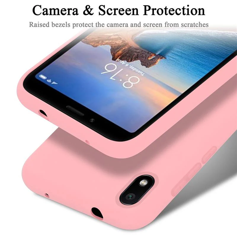 Cadorabo Hülle kompatibel mit Xiaomi RedMi 7A Schutzhülle aus flexiblem TPU Silikon