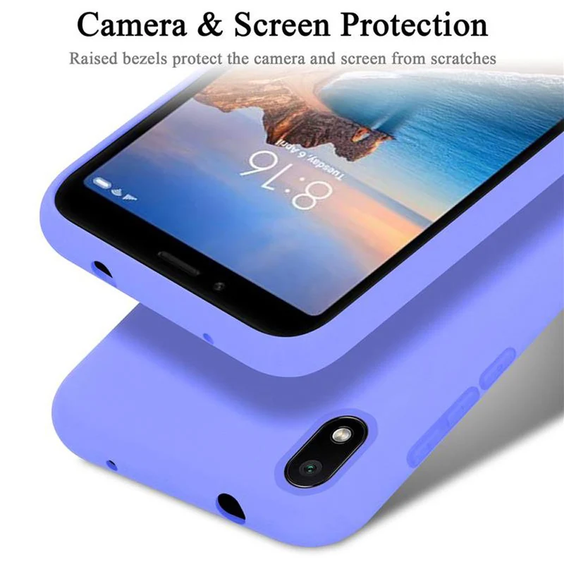 Cadorabo Hülle kompatibel mit Xiaomi RedMi 7A Schutzhülle aus flexiblem TPU Silikon