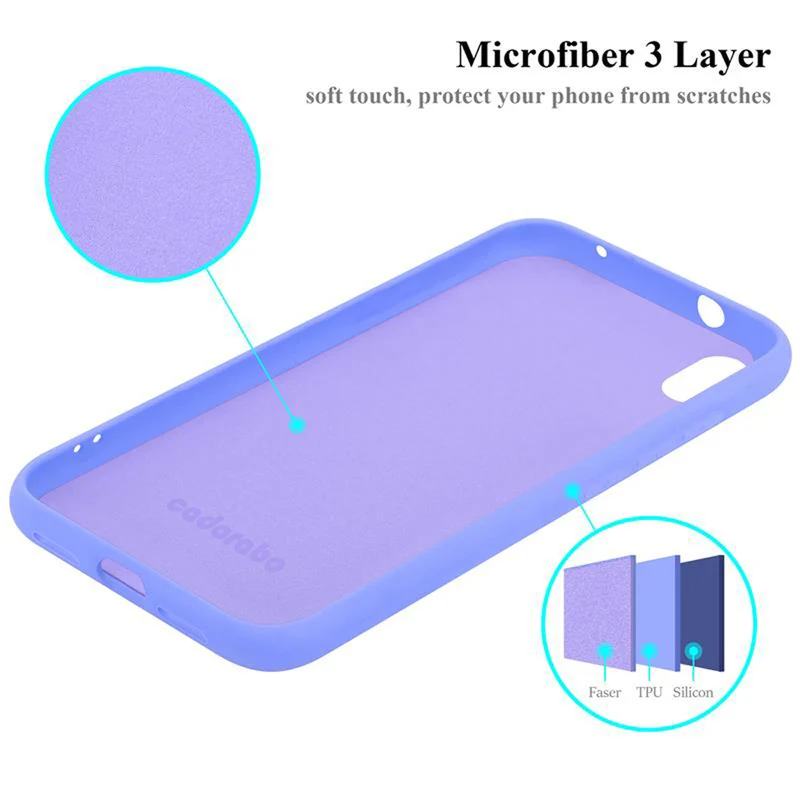 Cadorabo Hülle kompatibel mit Xiaomi RedMi 7A Schutzhülle aus flexiblem TPU Silikon