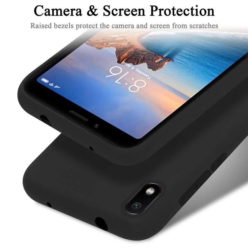 Cadorabo Hülle kompatibel mit Xiaomi RedMi 7A Schutzhülle aus flexiblem TPU Silikon