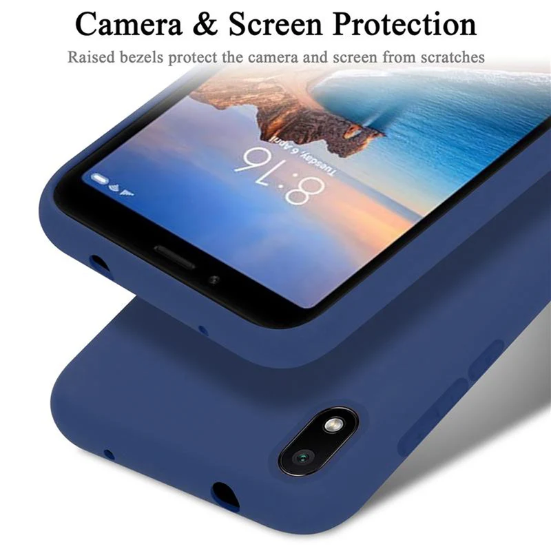 Cadorabo Hülle kompatibel mit Xiaomi RedMi 7A Schutzhülle aus flexiblem TPU Silikon