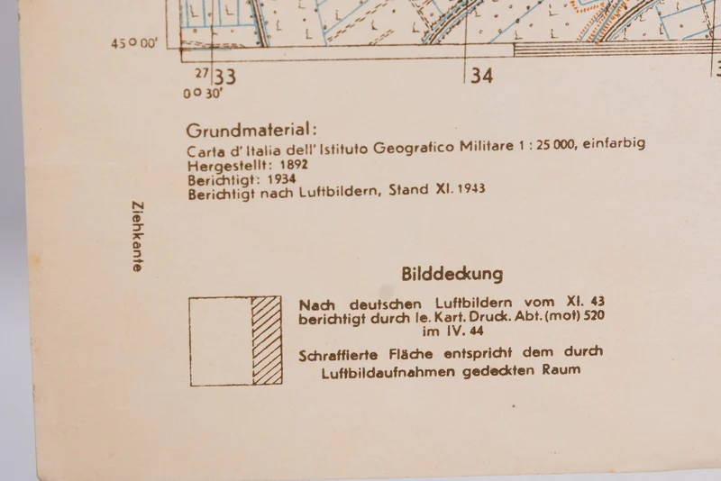 Deutsche Hereeskarte Adria (RO) 1944