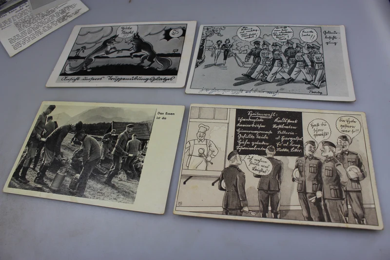 # 10 "satirische" Postkarten inspiriert von der Wehrmacht