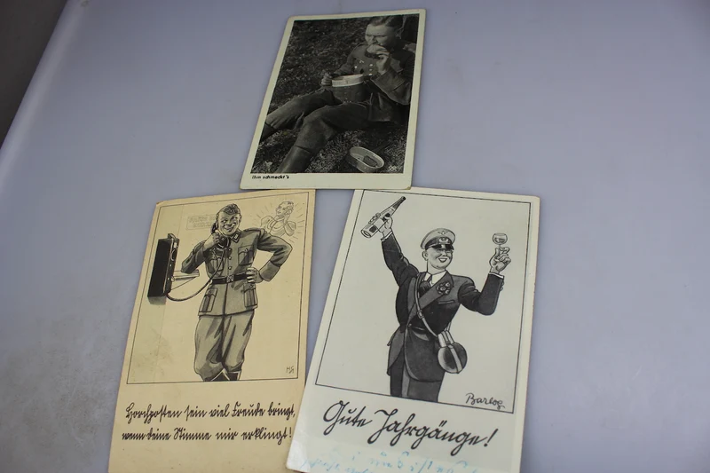 # 10 "satirische" Postkarten inspiriert von der Wehrmacht