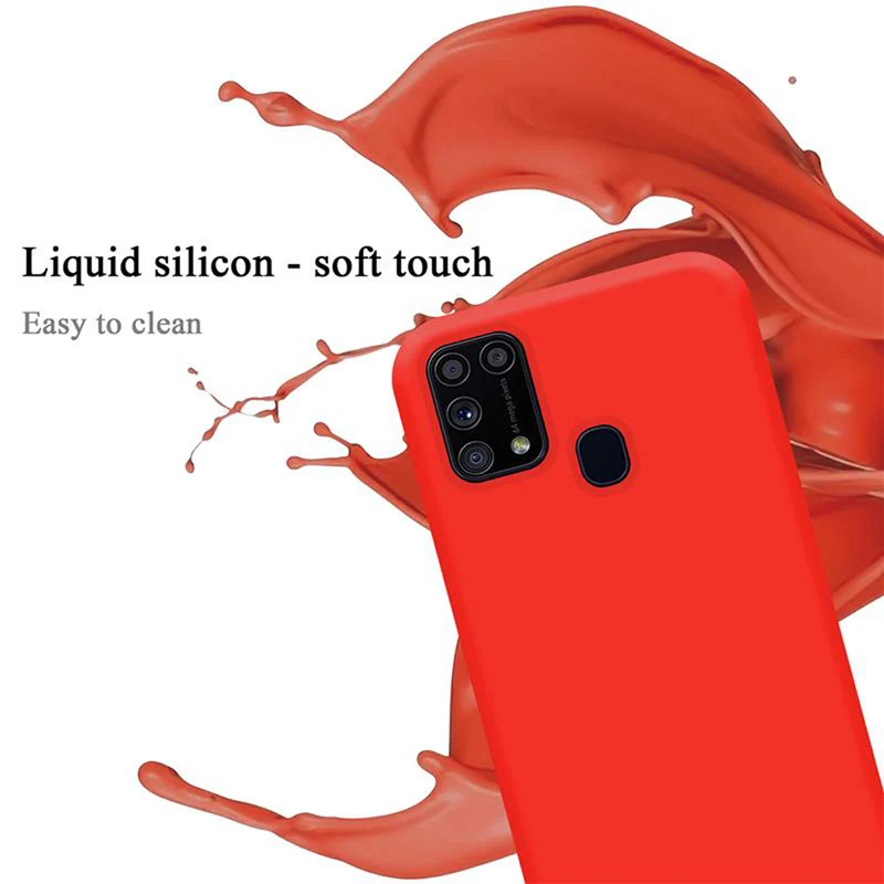 Cadorabo Hülle kompatibel mit Samsung Galaxy M31 Schutzhülle aus flexiblem TPU Silikon