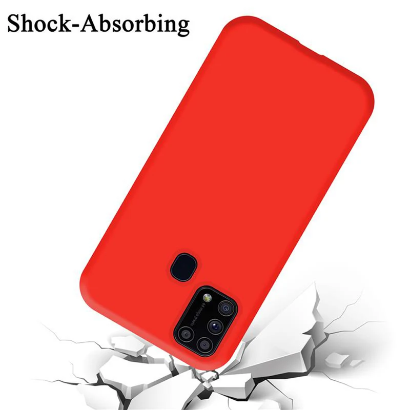 Cadorabo Hülle kompatibel mit Samsung Galaxy M31 Schutzhülle aus flexiblem TPU Silikon