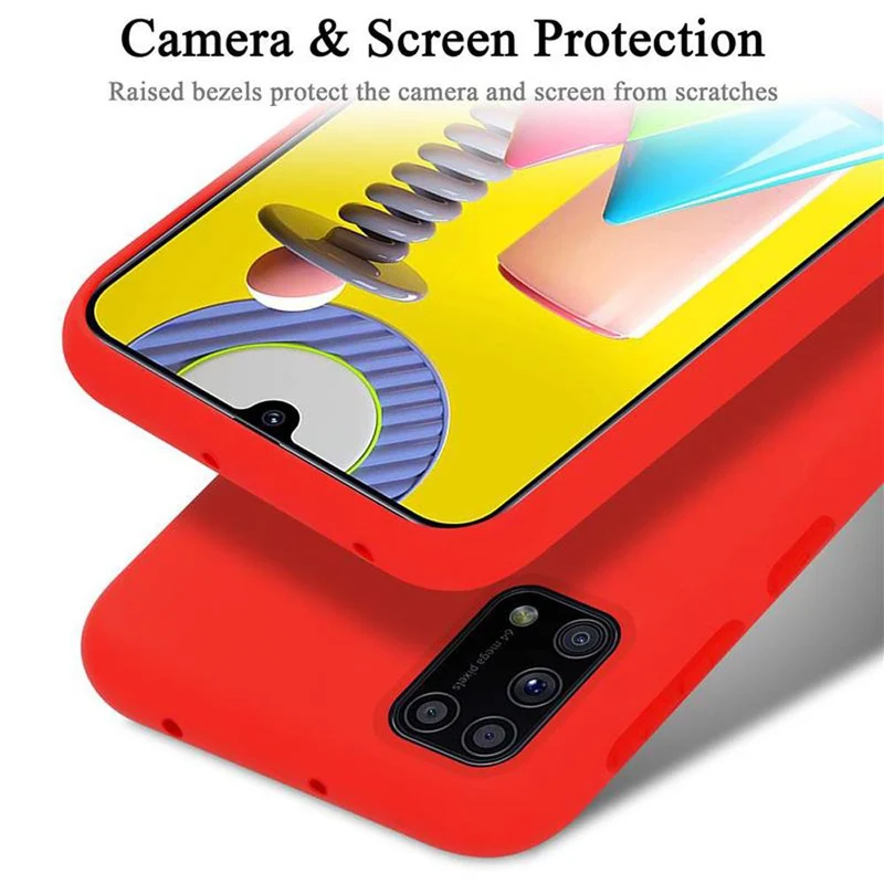 Cadorabo Hülle kompatibel mit Samsung Galaxy M31 Schutzhülle aus flexiblem TPU Silikon