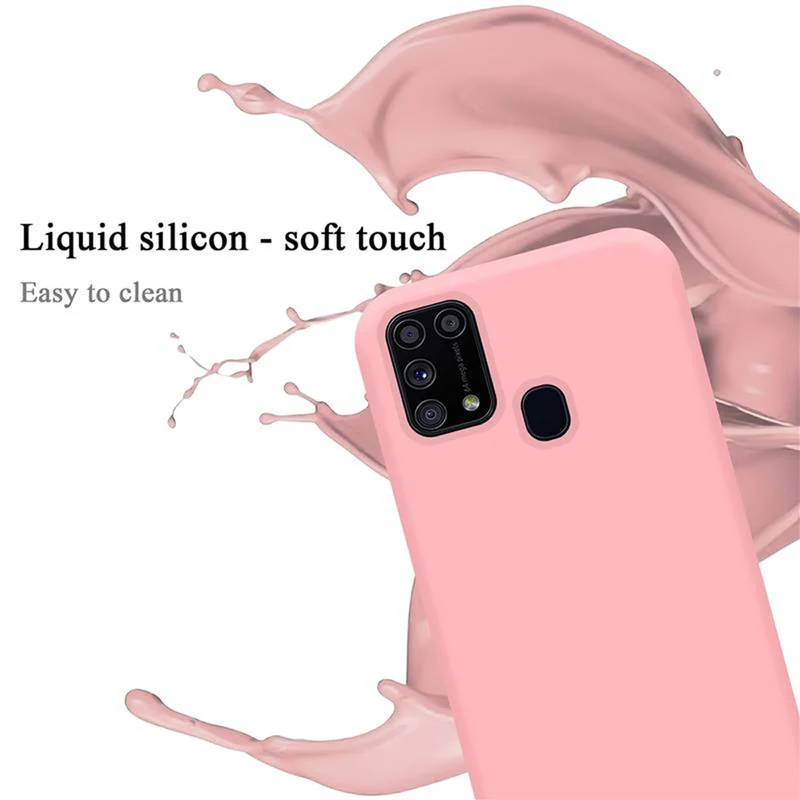 Cadorabo Hülle kompatibel mit Samsung Galaxy M31 Schutzhülle aus flexiblem TPU Silikon