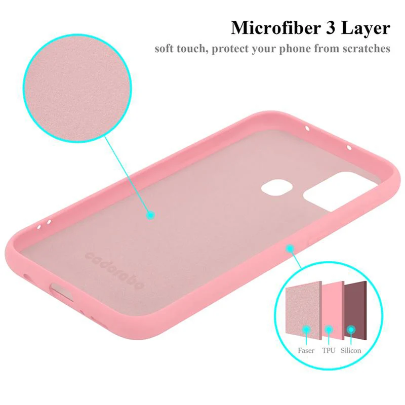 Cadorabo Hülle kompatibel mit Samsung Galaxy M31 Schutzhülle aus flexiblem TPU Silikon