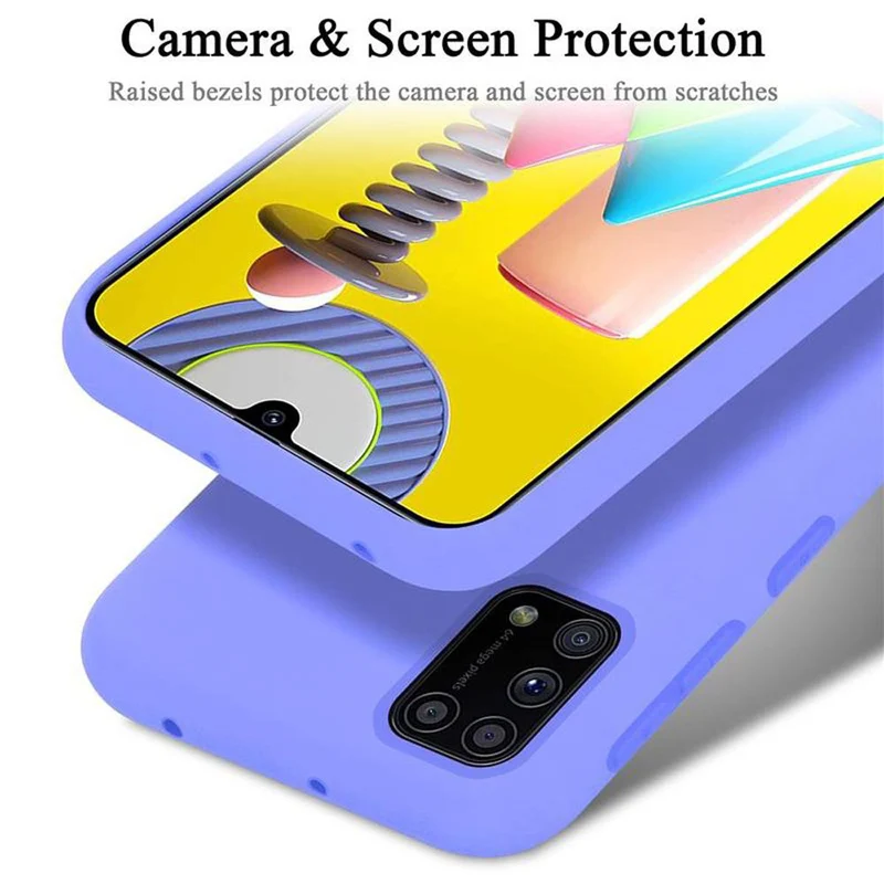 Cadorabo Hülle kompatibel mit Samsung Galaxy M31 Schutzhülle aus flexiblem TPU Silikon