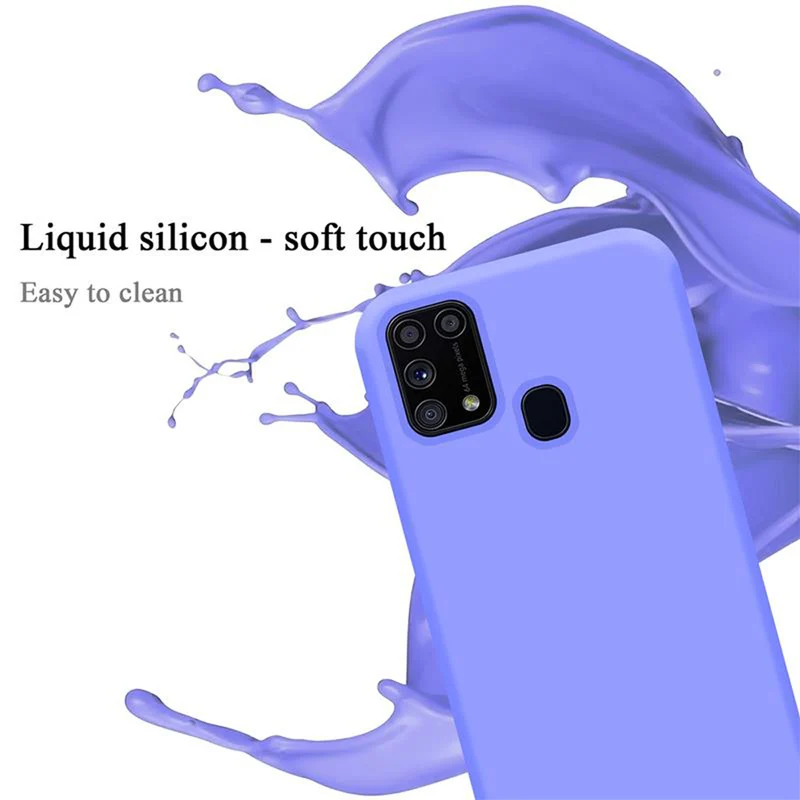Cadorabo Hülle kompatibel mit Samsung Galaxy M31 Schutzhülle aus flexiblem TPU Silikon