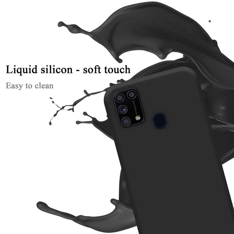 Cadorabo Hülle kompatibel mit Samsung Galaxy M31 Schutzhülle aus flexiblem TPU Silikon