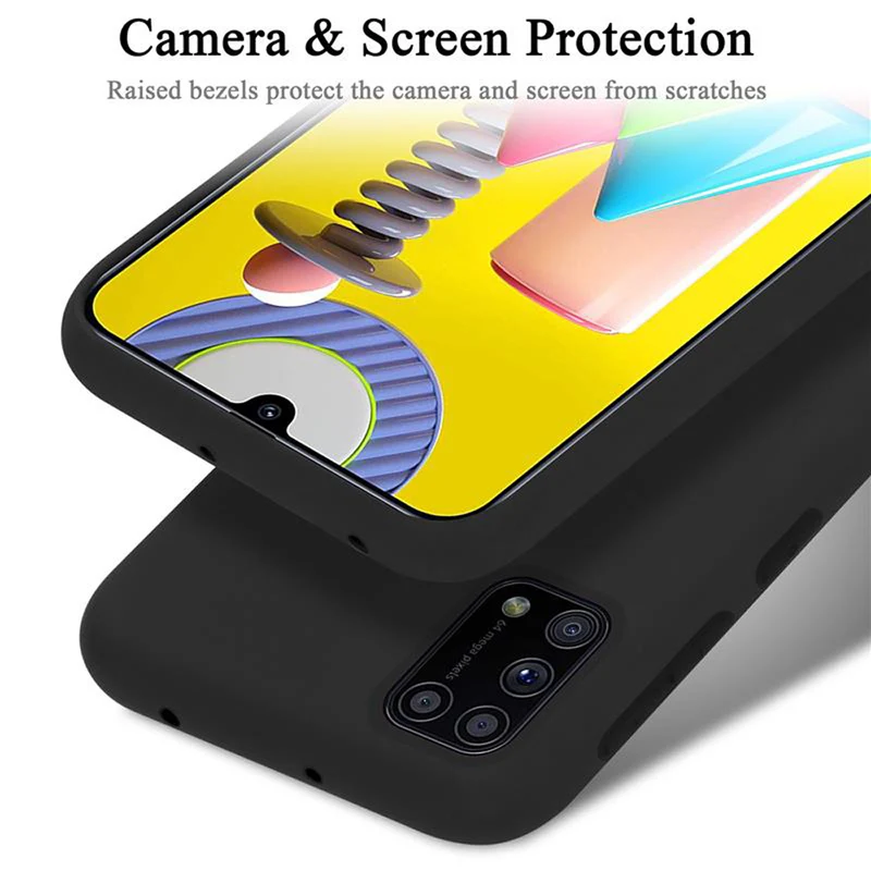 Cadorabo Hülle kompatibel mit Samsung Galaxy M31 Schutzhülle aus flexiblem TPU Silikon