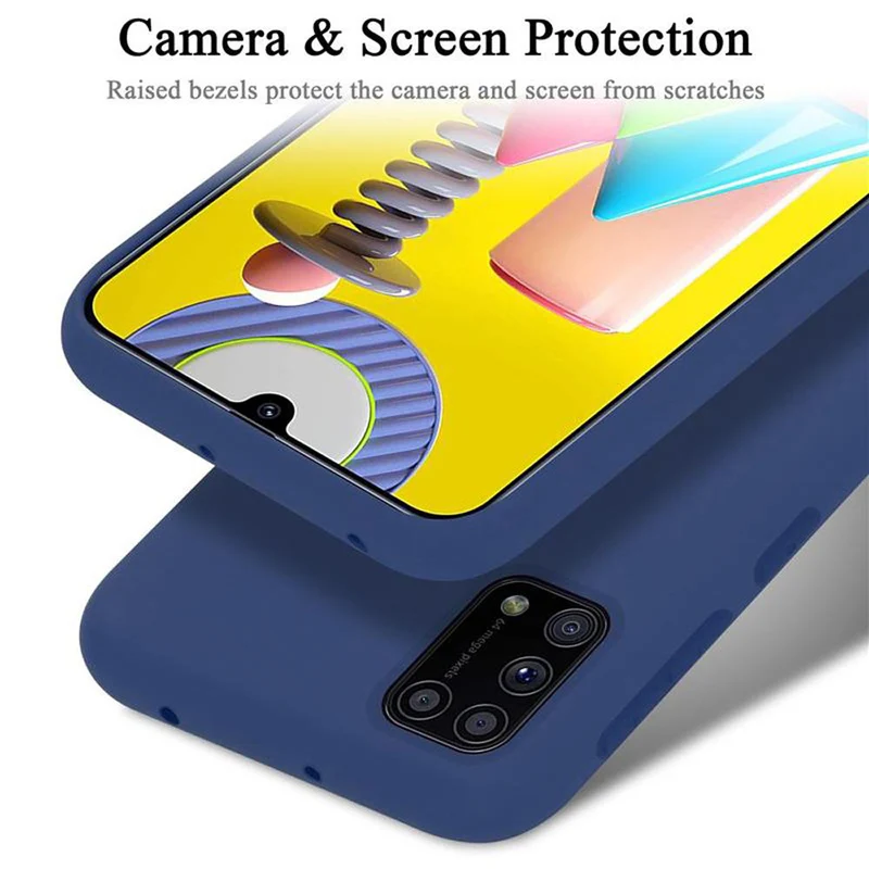 Cadorabo Hülle kompatibel mit Samsung Galaxy M31 Schutzhülle aus flexiblem TPU Silikon