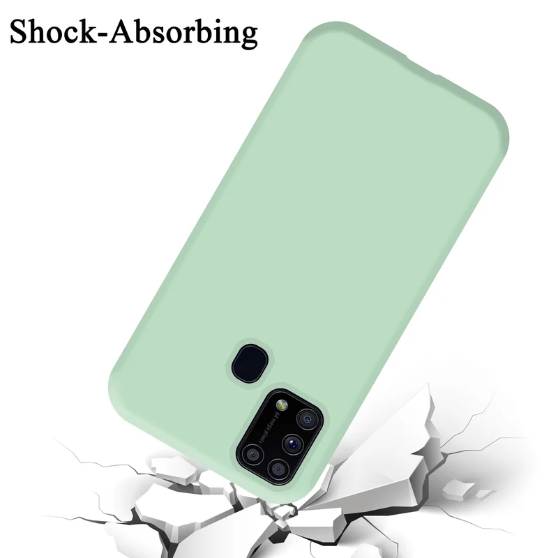 Cadorabo Hülle kompatibel mit Samsung Galaxy M31 Schutzhülle aus flexiblem TPU Silikon