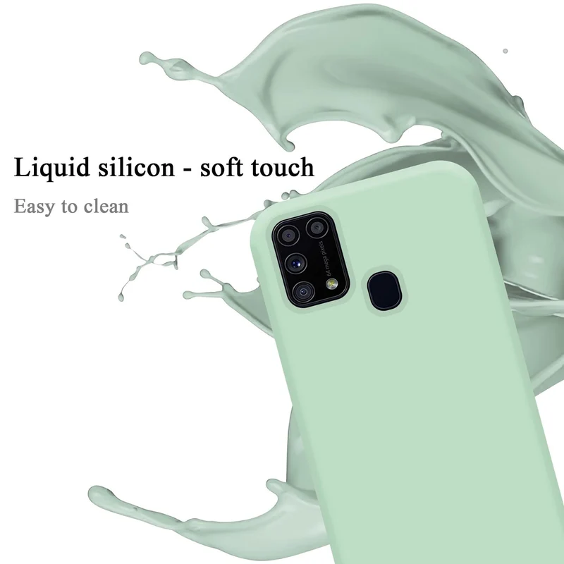 Cadorabo Hülle kompatibel mit Samsung Galaxy M31 Schutzhülle aus flexiblem TPU Silikon