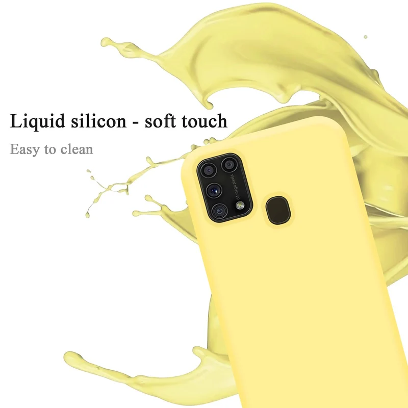 Cadorabo Hülle kompatibel mit Samsung Galaxy M31 Schutzhülle aus flexiblem TPU Silikon