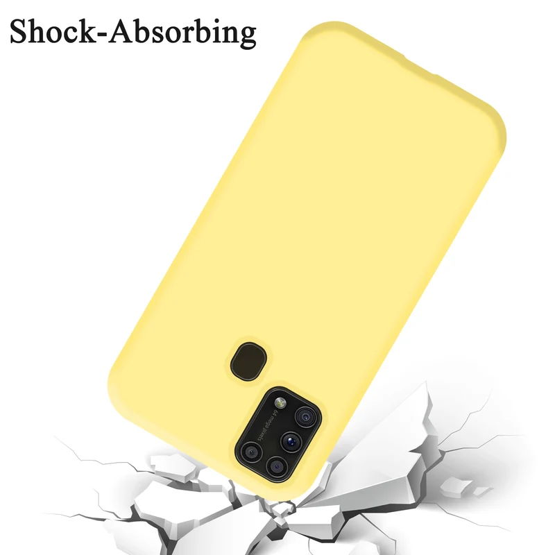 Cadorabo Hülle kompatibel mit Samsung Galaxy M31 Schutzhülle aus flexiblem TPU Silikon
