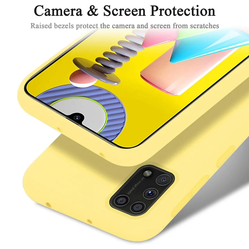 Cadorabo Hülle kompatibel mit Samsung Galaxy M31 Schutzhülle aus flexiblem TPU Silikon